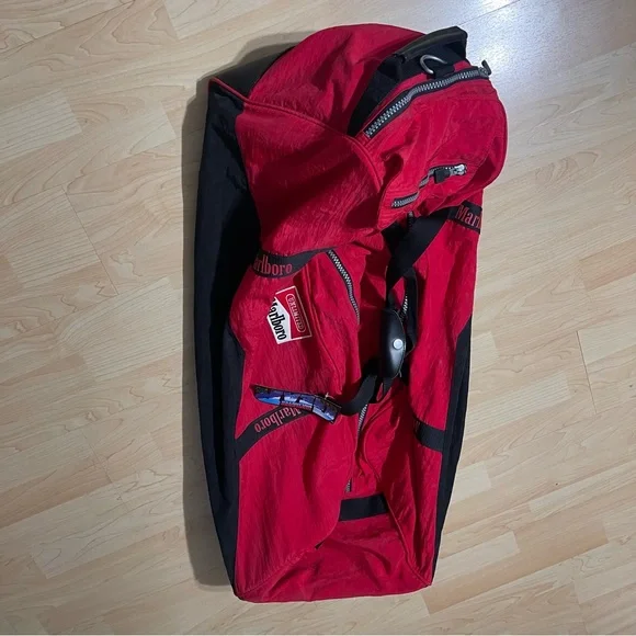 Vintage Marlboro Unlimited X Large Duffle Bag with Wheels ( 36X14*)